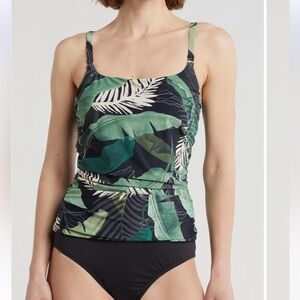 Jantzen NEW Eden Tankini top Size 8